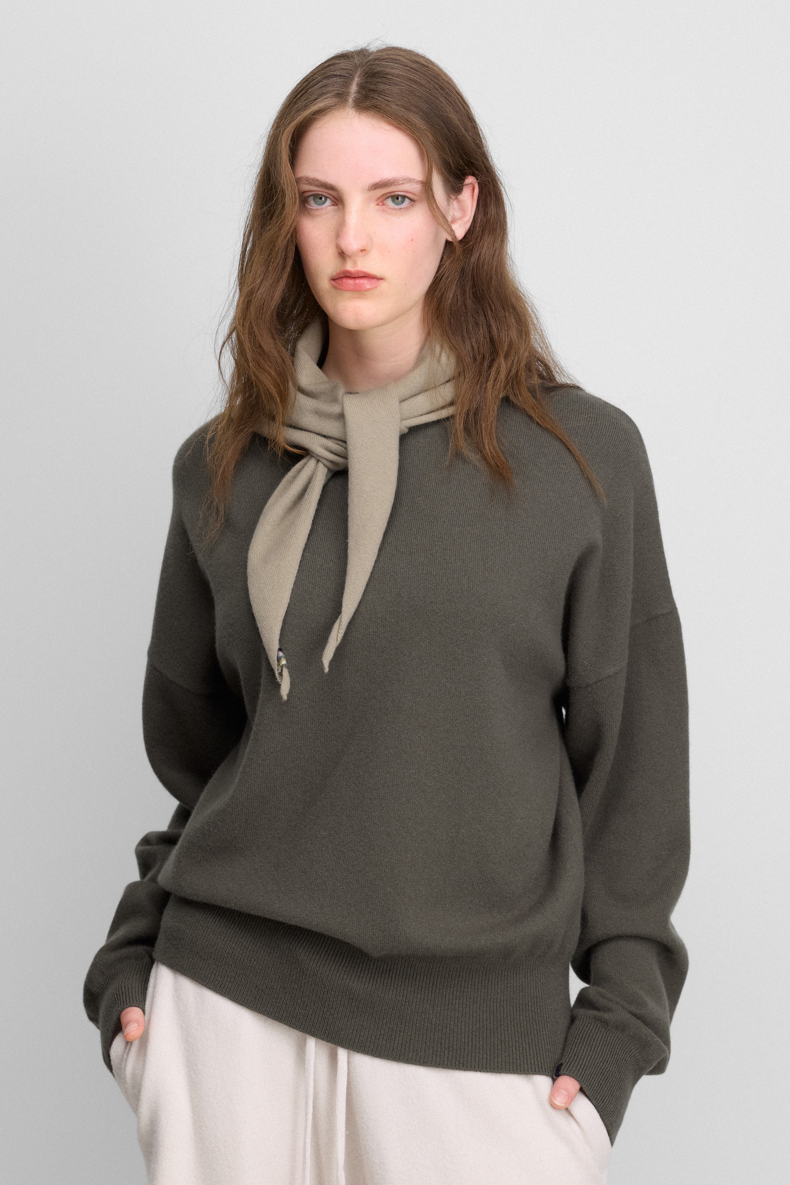 extreme cashmere crewneck sweater unisex – 355 tes – extreme