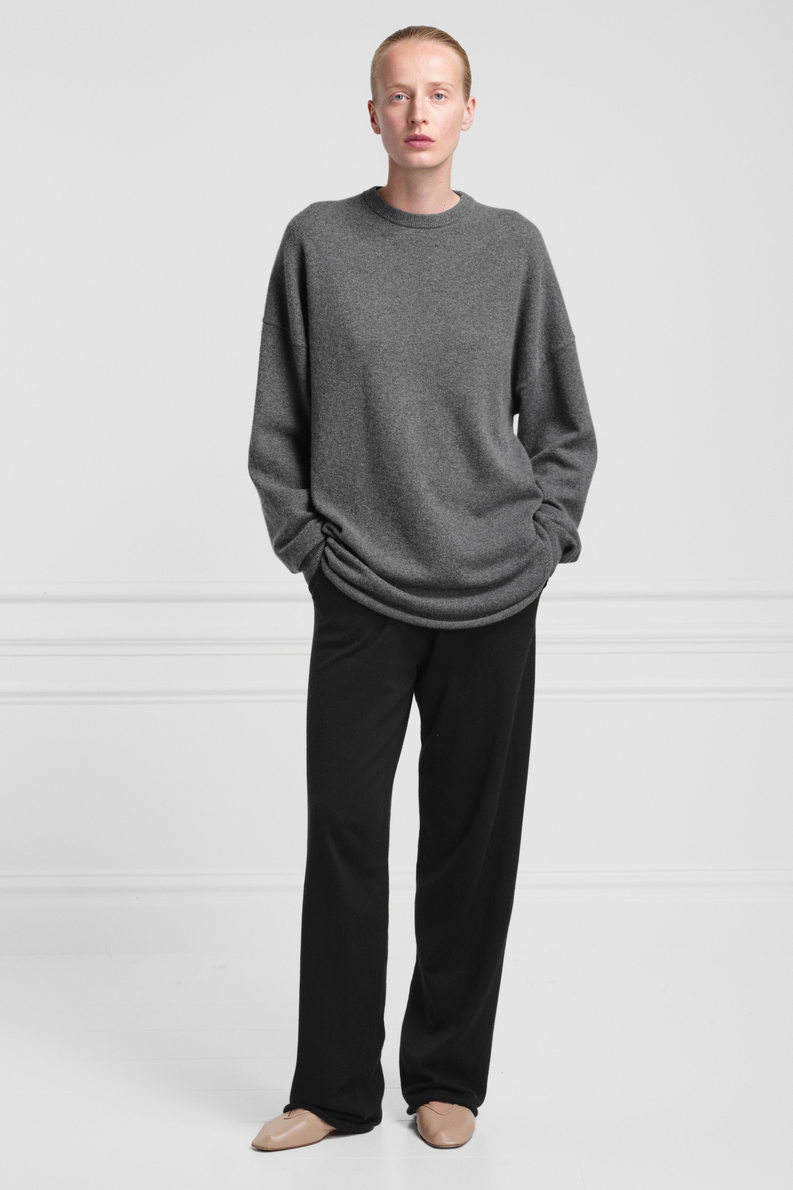 extreme cashmere crewneck sweater unisex – 53 crew hop