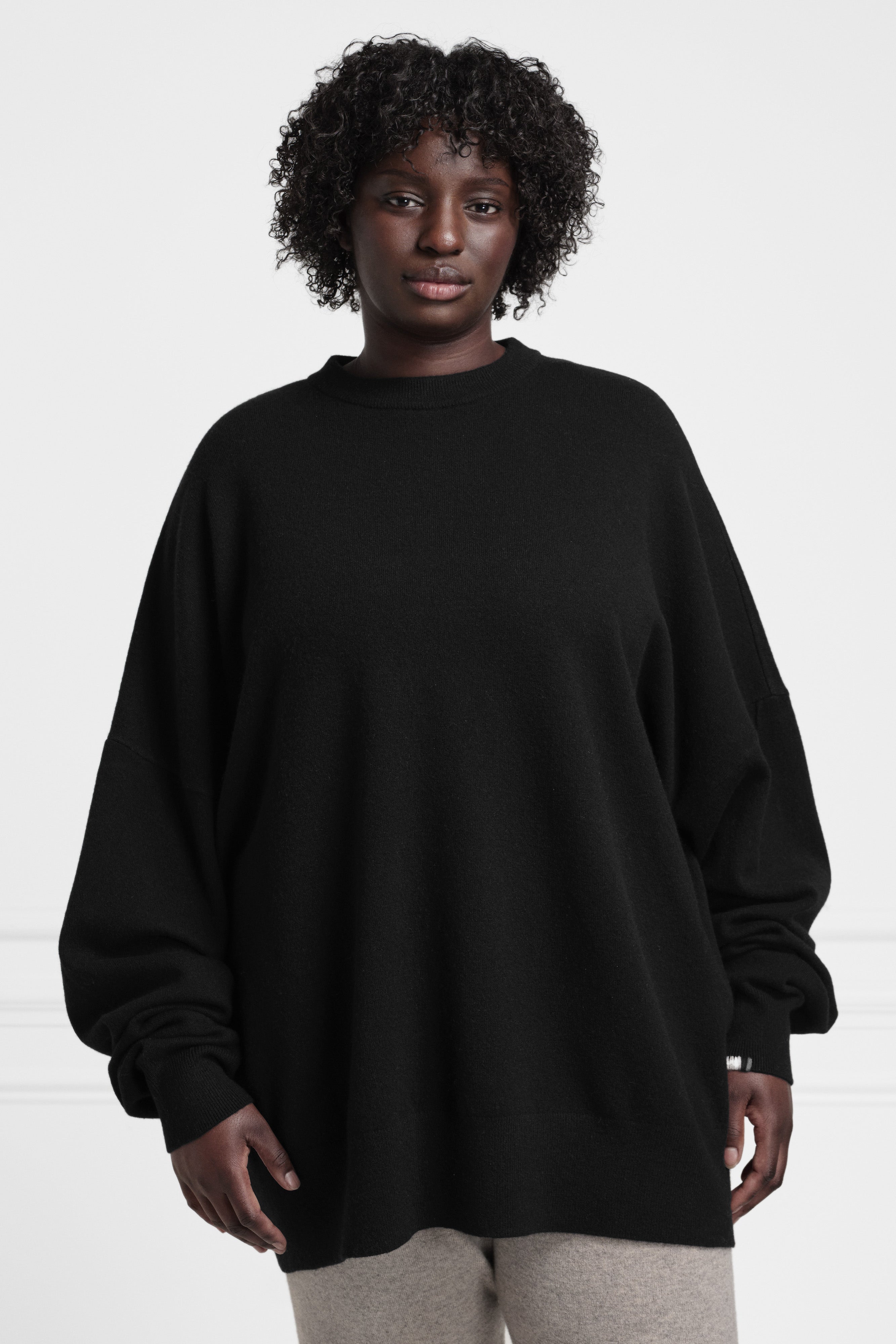 extreme cashmere sweater oversized crew – 246 juna