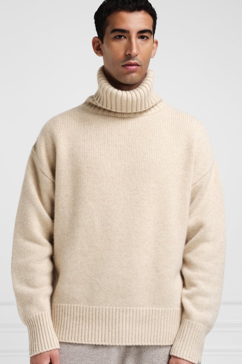 Oversized Chunky Jumper Mens Oversized Turtleneck Mens